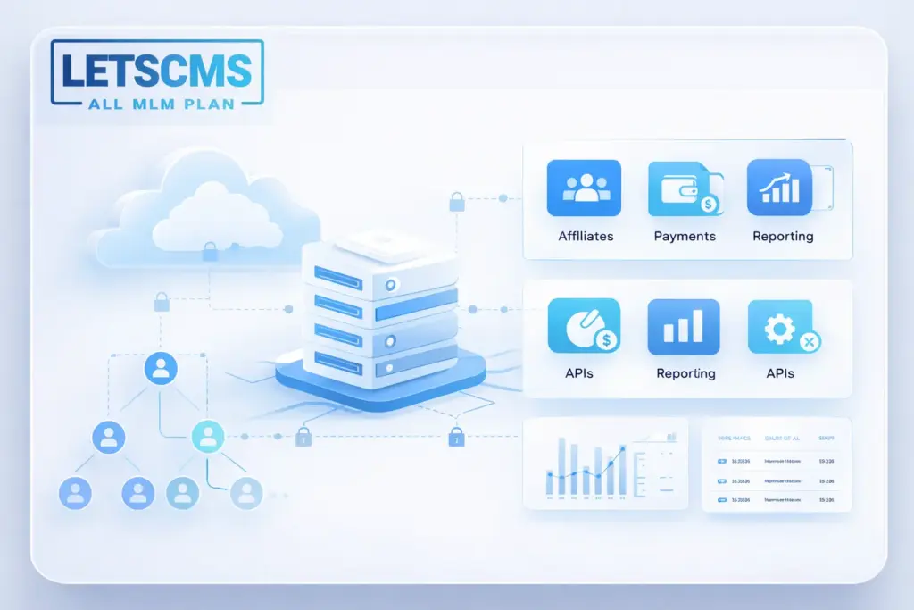 SaaS-based MLM software operating system architecture