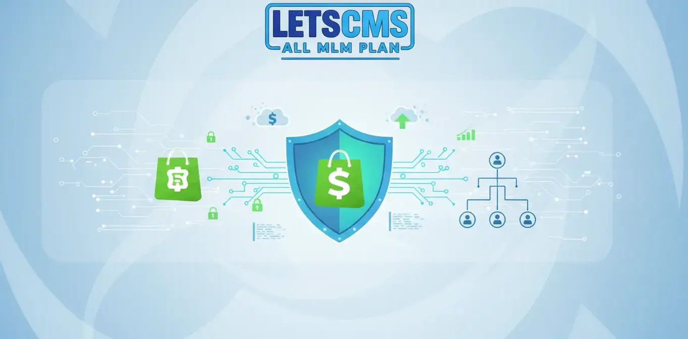 Secure Shopify MLM integration with encrypted data and commission safety